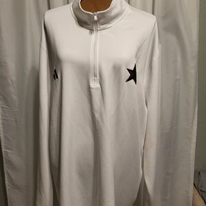 Antigua White Long Sleeve Shirt with Black Star